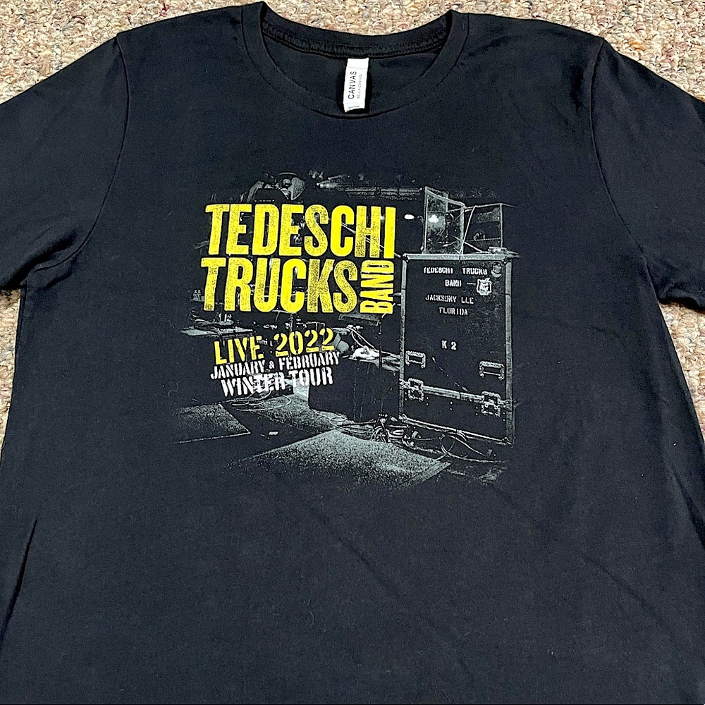 🎸 '22 Tedeschi Trucks Band Live Winter Tour Jacksonville UNWORN Doubleside Tee